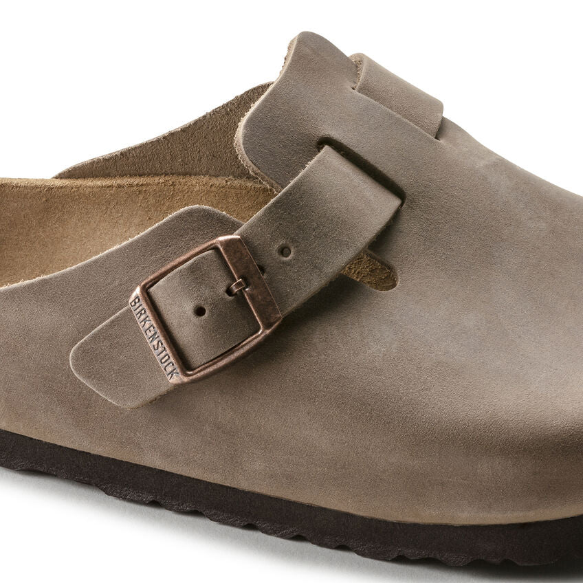 Birkenstock Oiled Leather Boston Clog