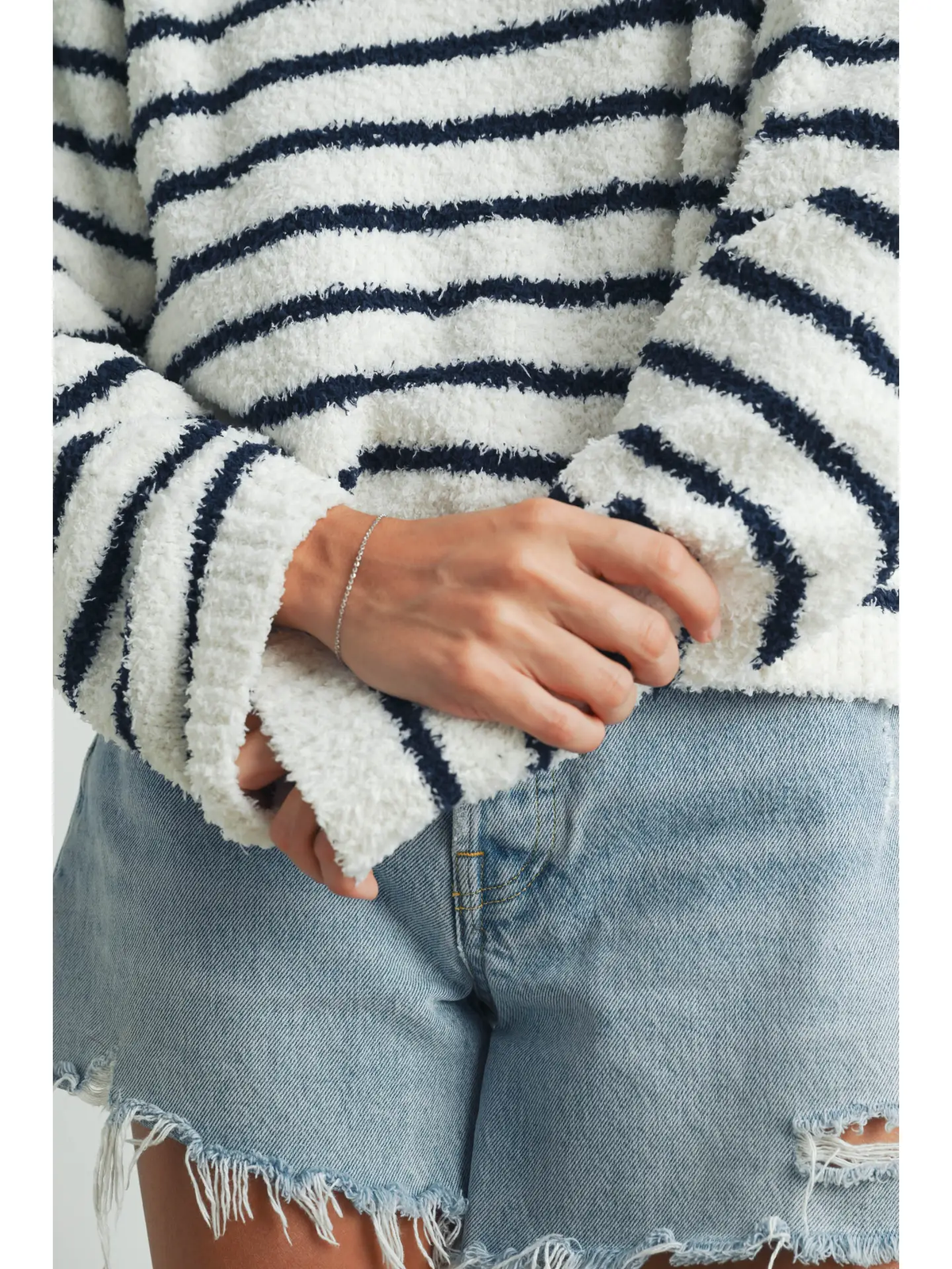 Striped Knit Sweater