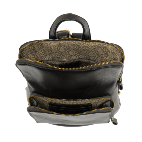 Julia Mini Backpack-Metallic Graphite