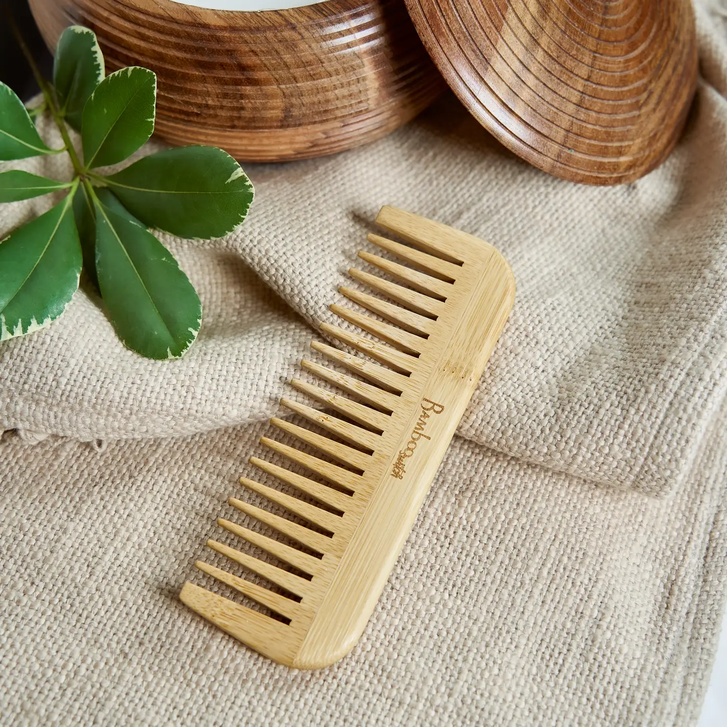 Pointed Bamboo Wide Tooth Comb
