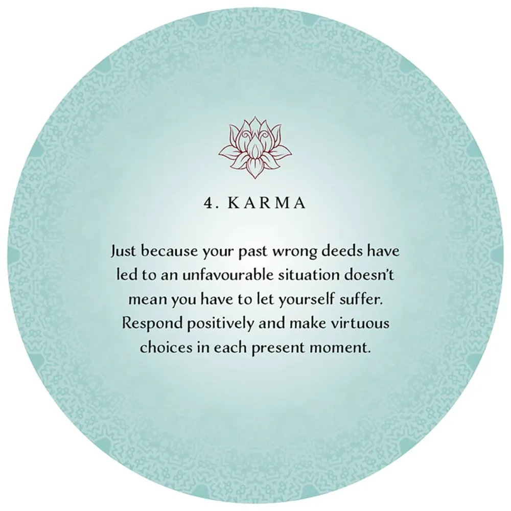 Buddhism Oracle Cards: The Science of Peace & Happiness