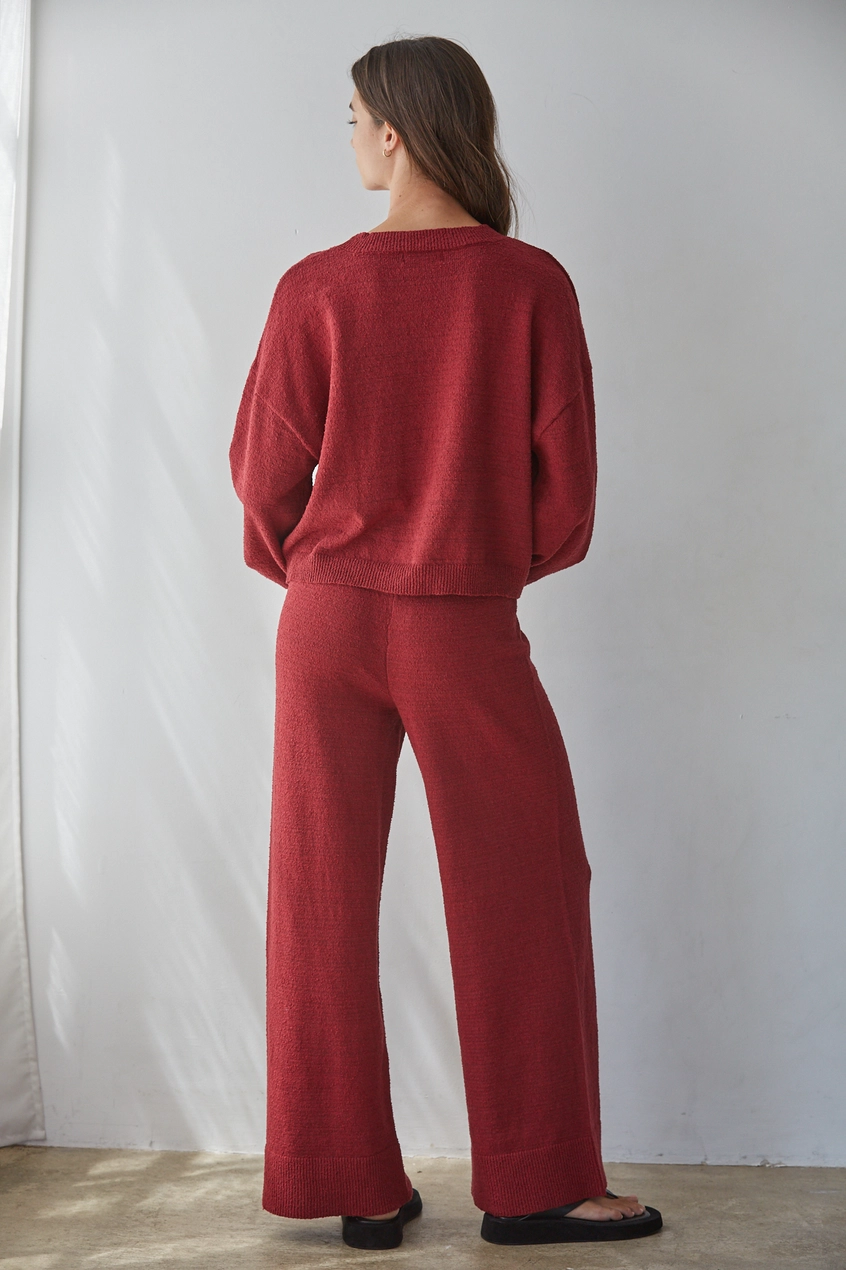 Cotton Knit Sweater Pullover