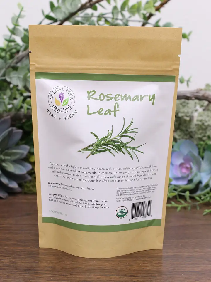 Rosemary Leaf Loose Organic Herb 2 oz