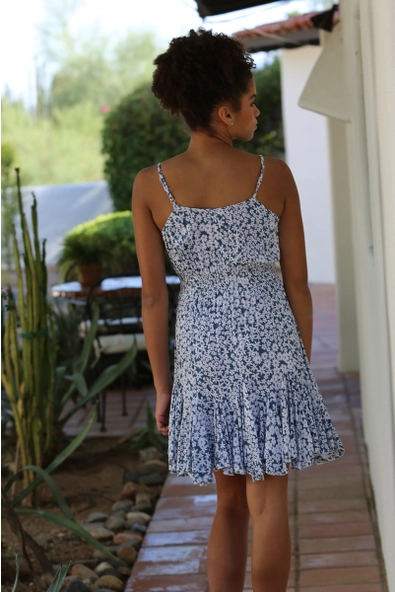 Sun Dress Smocked Waist