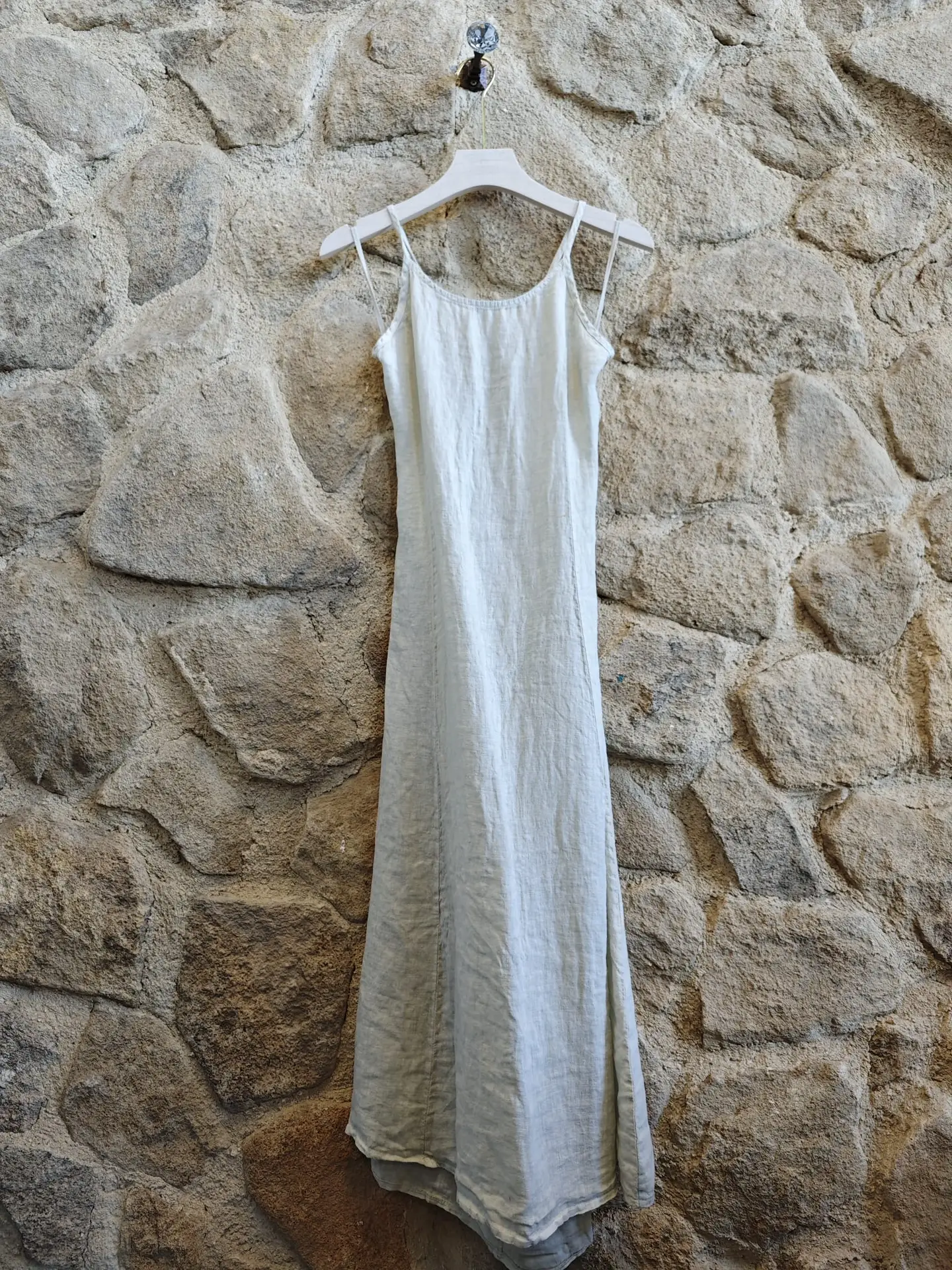 100% Linen Spag Dress