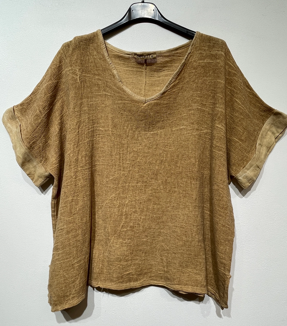 Short Sleeve Blouse-100% Linen