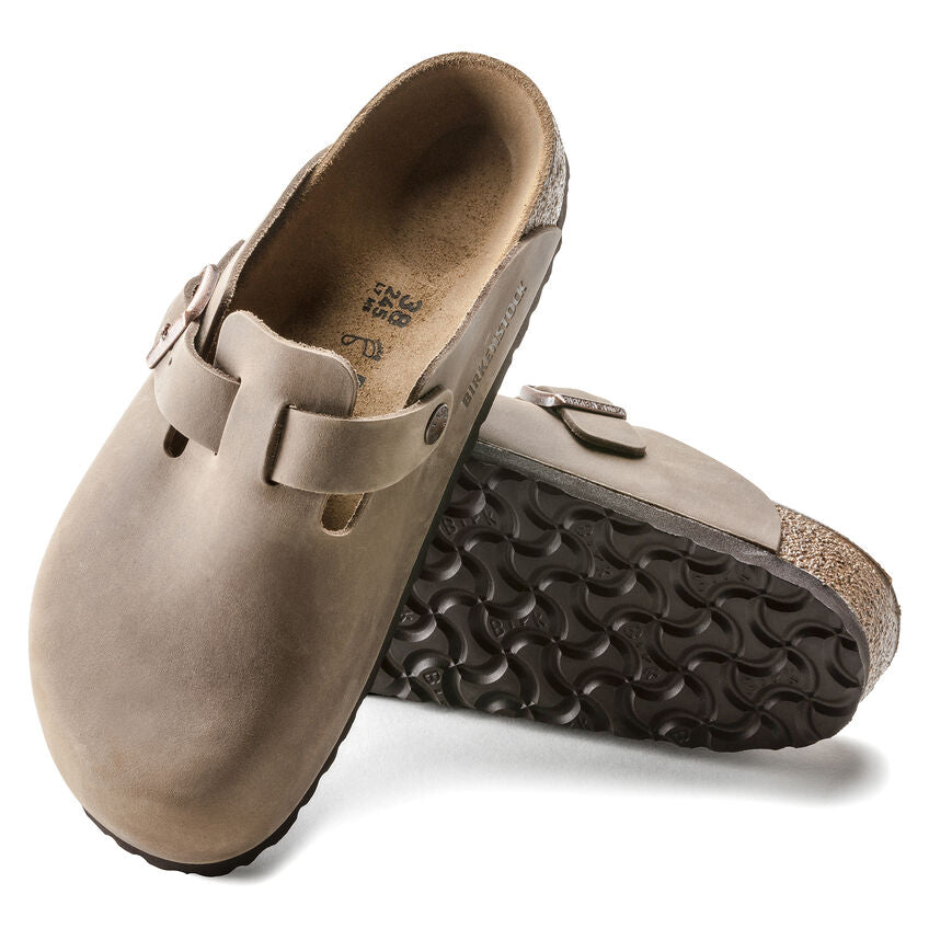 Birkenstock Oiled Leather Boston Clog