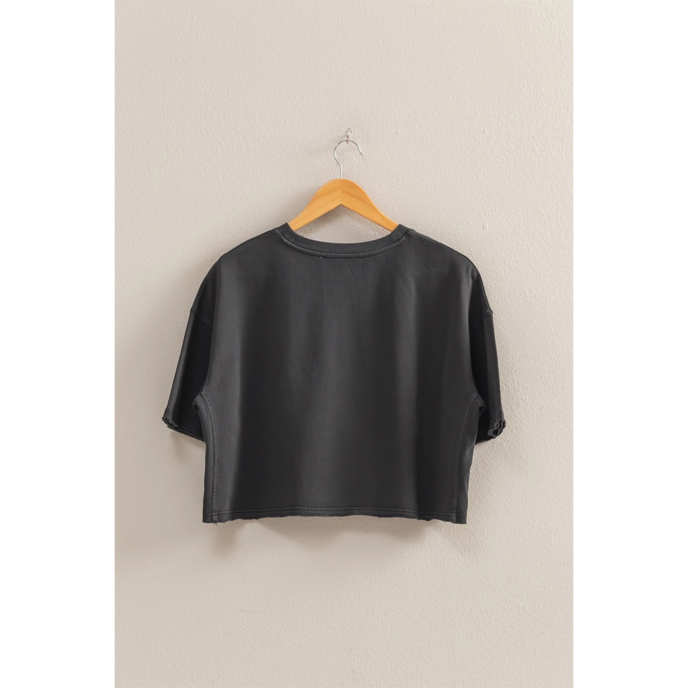 Short Sleeve Boxy Cropped Tee
