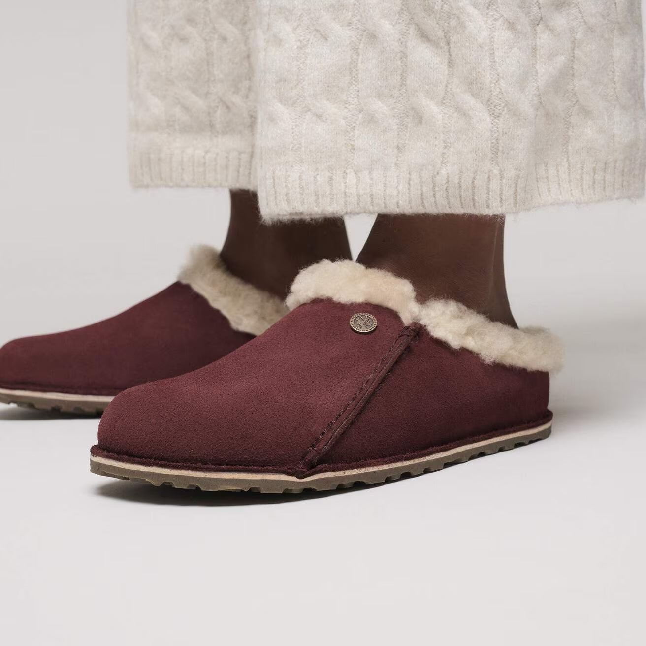 Zermatt Premium Shearling Suede Slipper