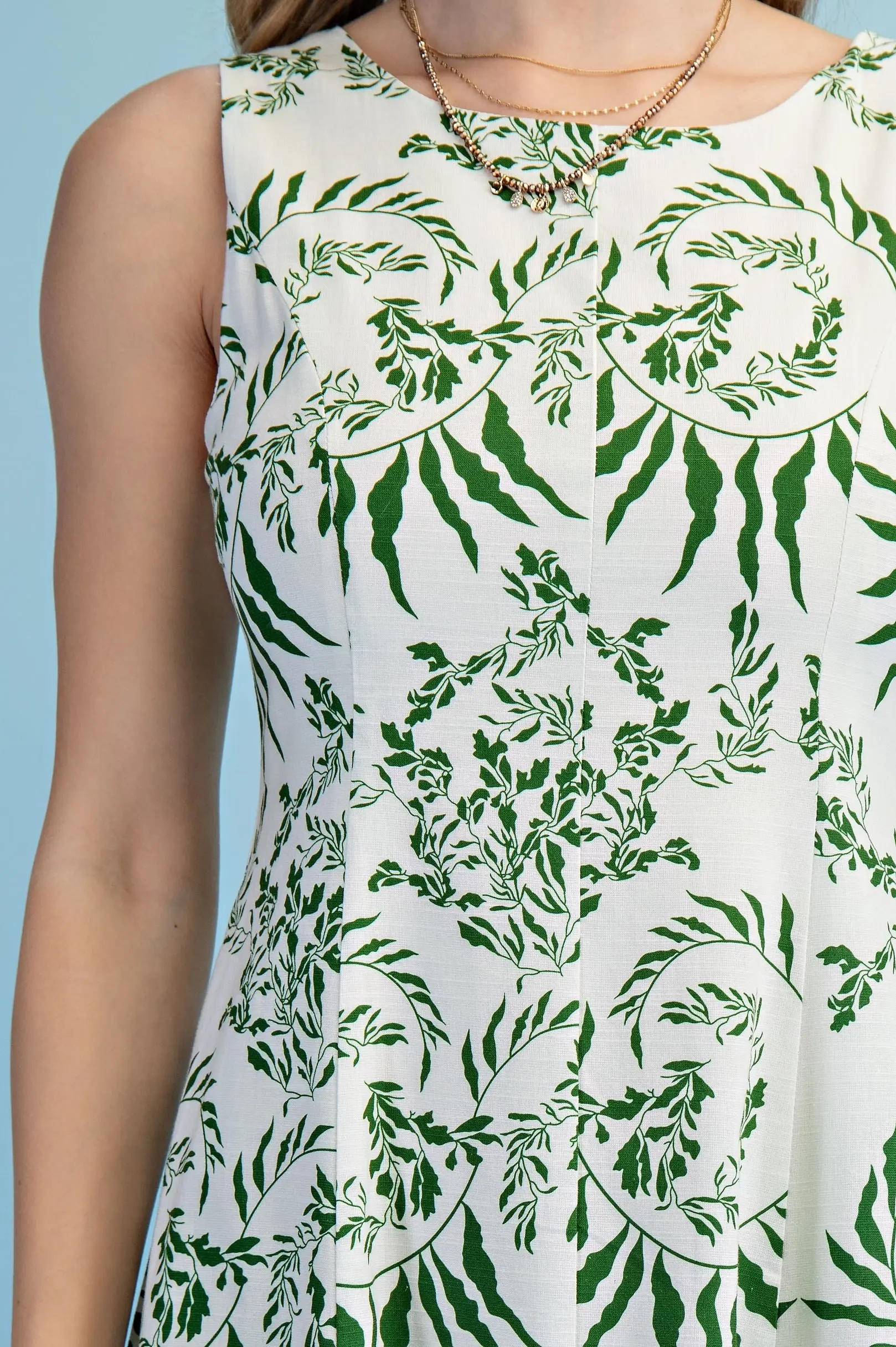 Ivy Sleeveless Midi Dress