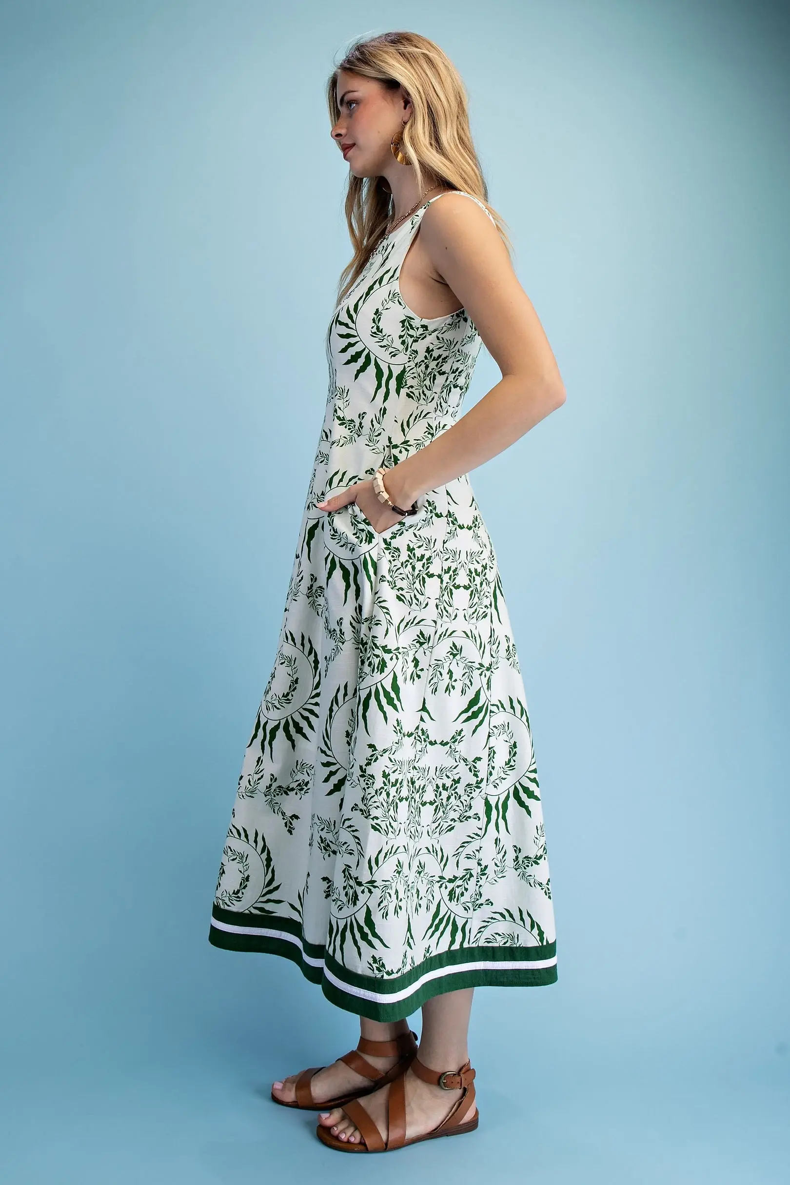 Ivy Sleeveless Midi Dress