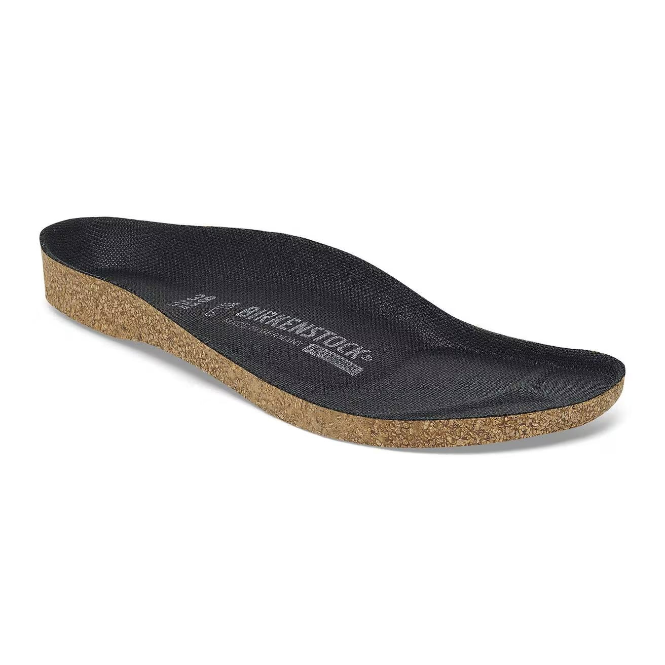 Super Birki Replacement Footbeds (Black Top Cork Bed)