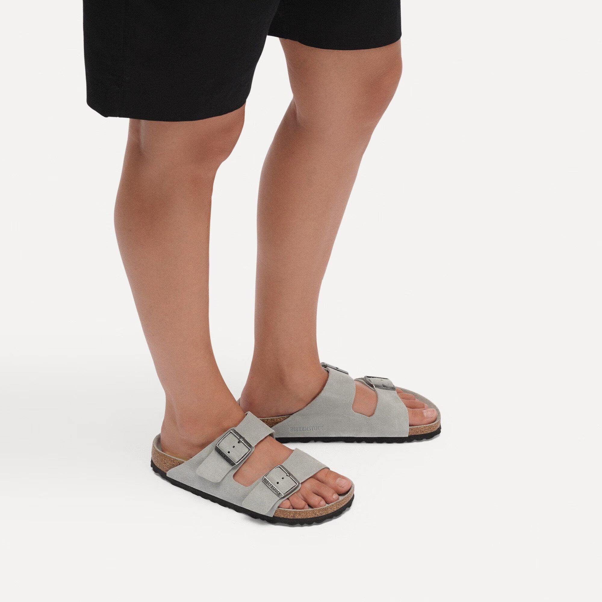 Arizona Suede Soft Footbed Sandal