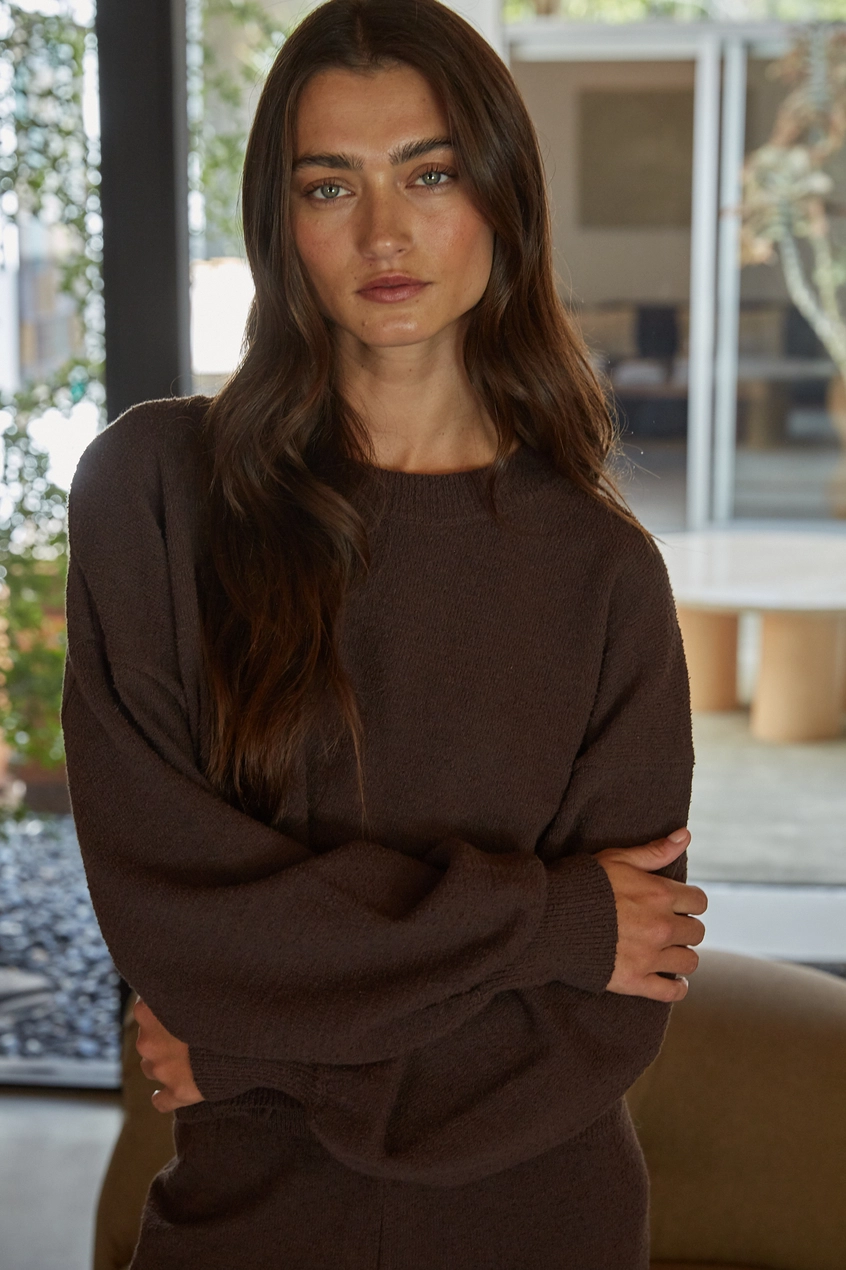 Cotton Knit Sweater Pullover