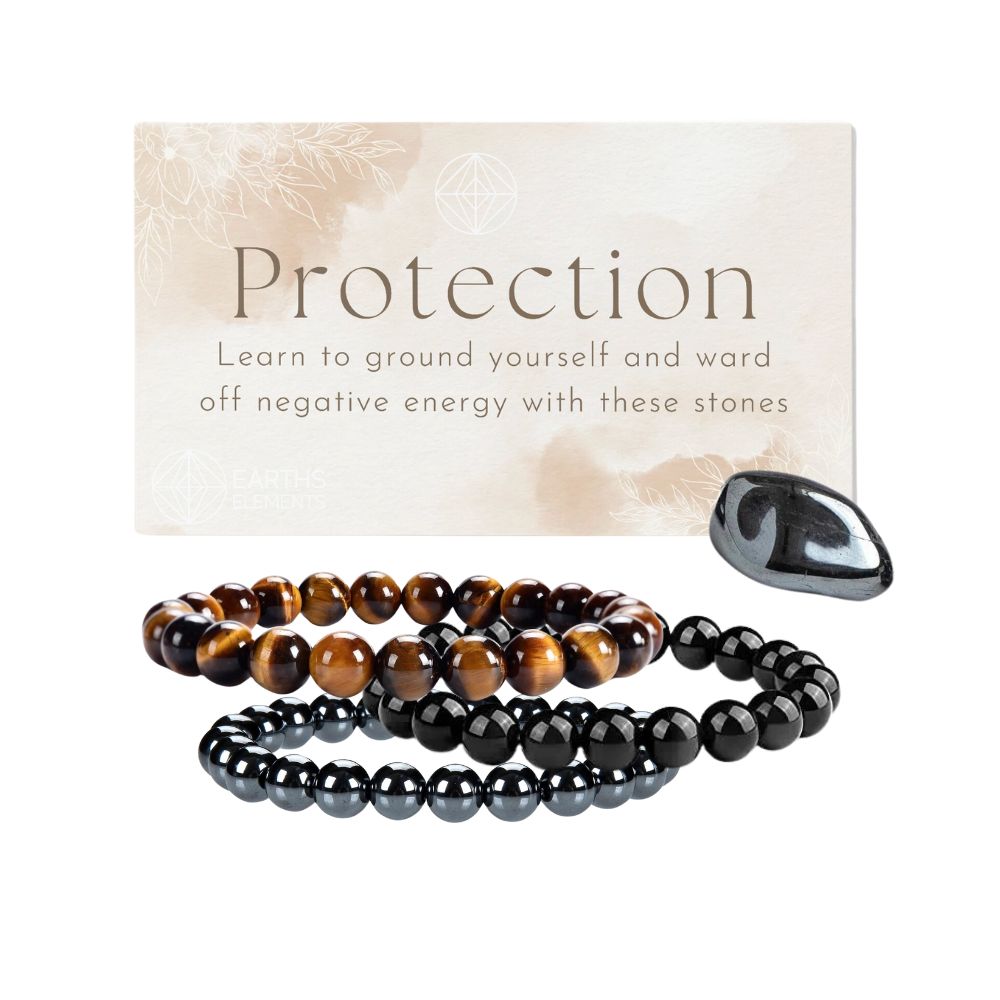 8mm Stone Intention Bracelet-Protection