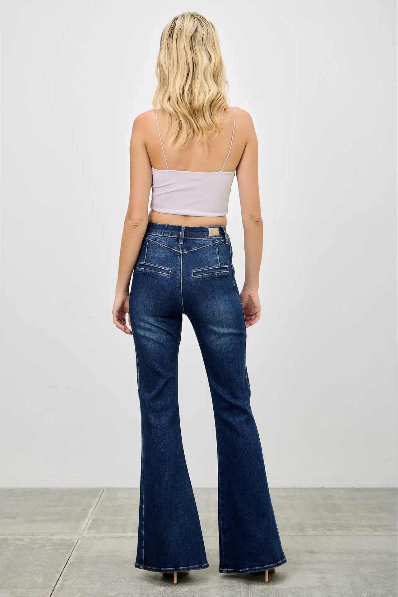 High Rise Flare with Trouser Pocket