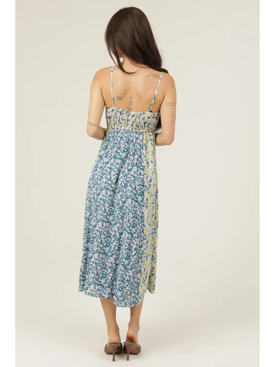 Tie Bodice Tank Maxi Dress