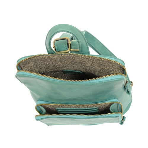 Julia Mini Backpack-True Turquoise