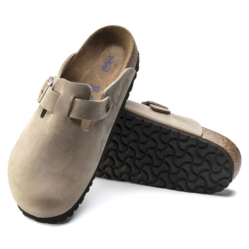 Boston Oiled Leather Soft Footbed Clog