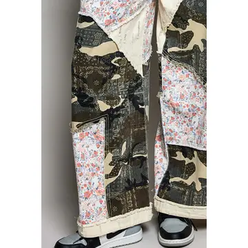 Camo Multi Crochet Pant