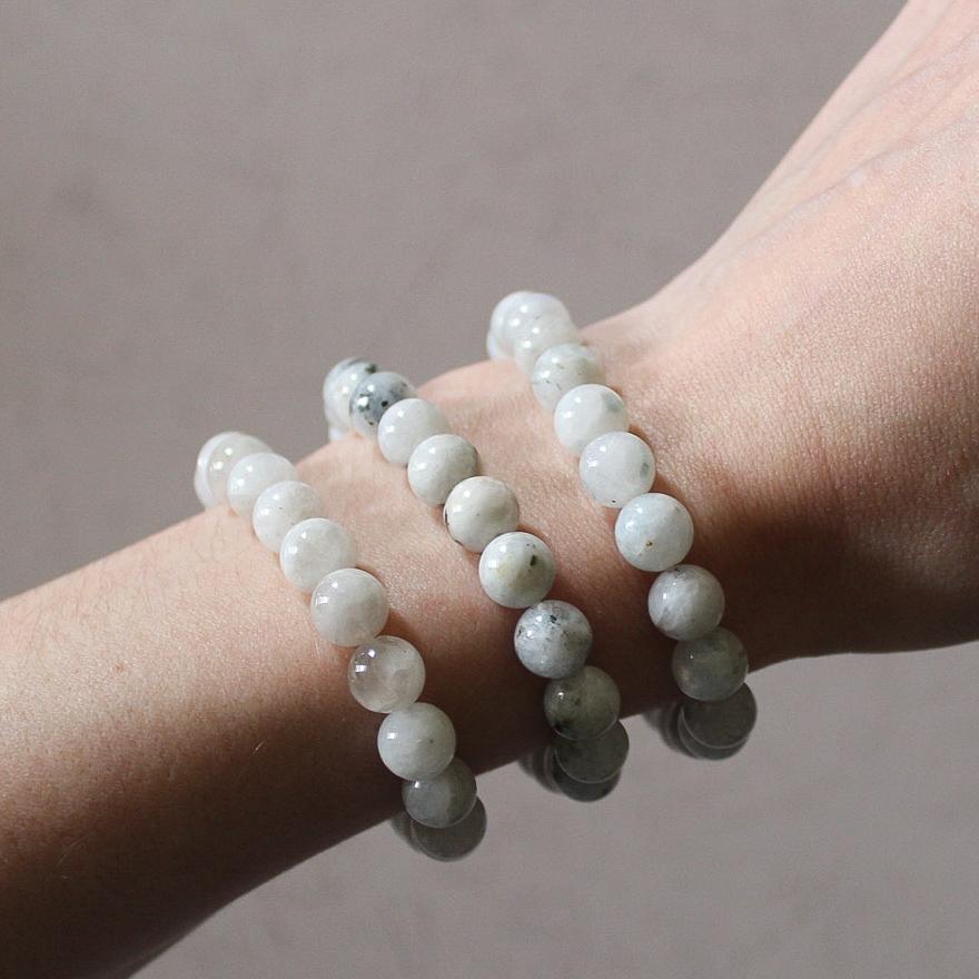 8mm Moonstone Stretch Bracelet