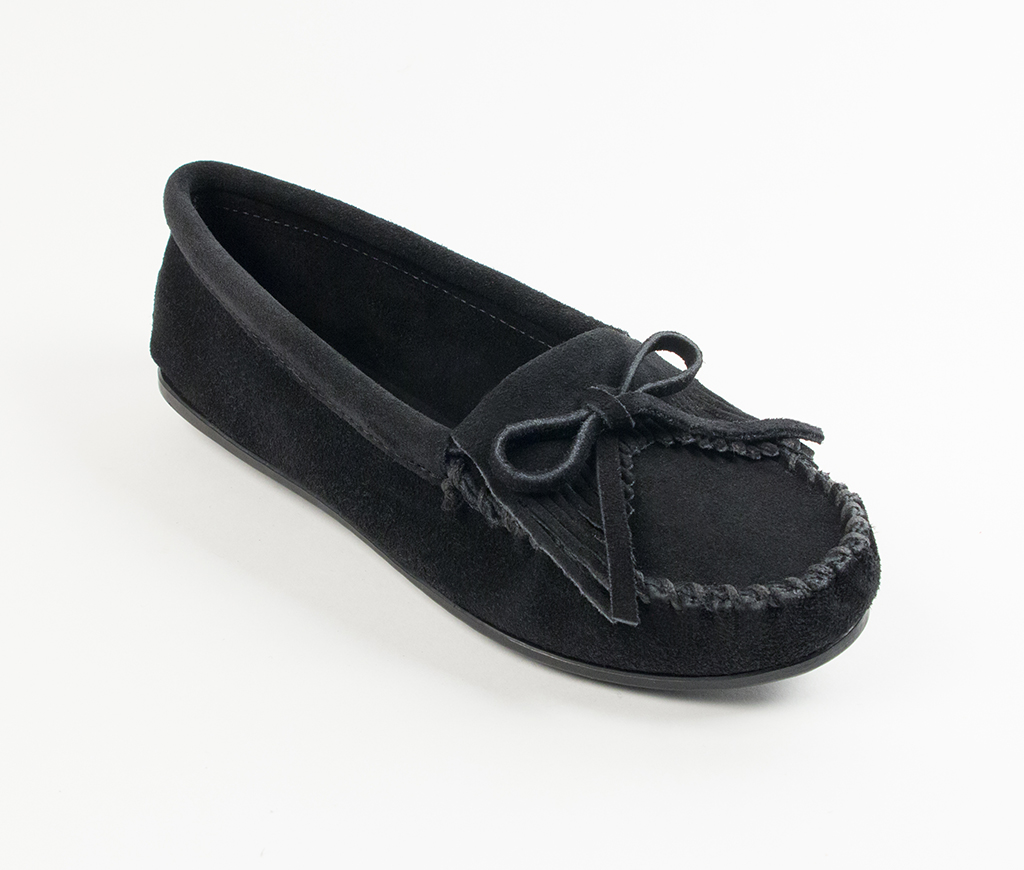 Kilty Suede Moccasin
