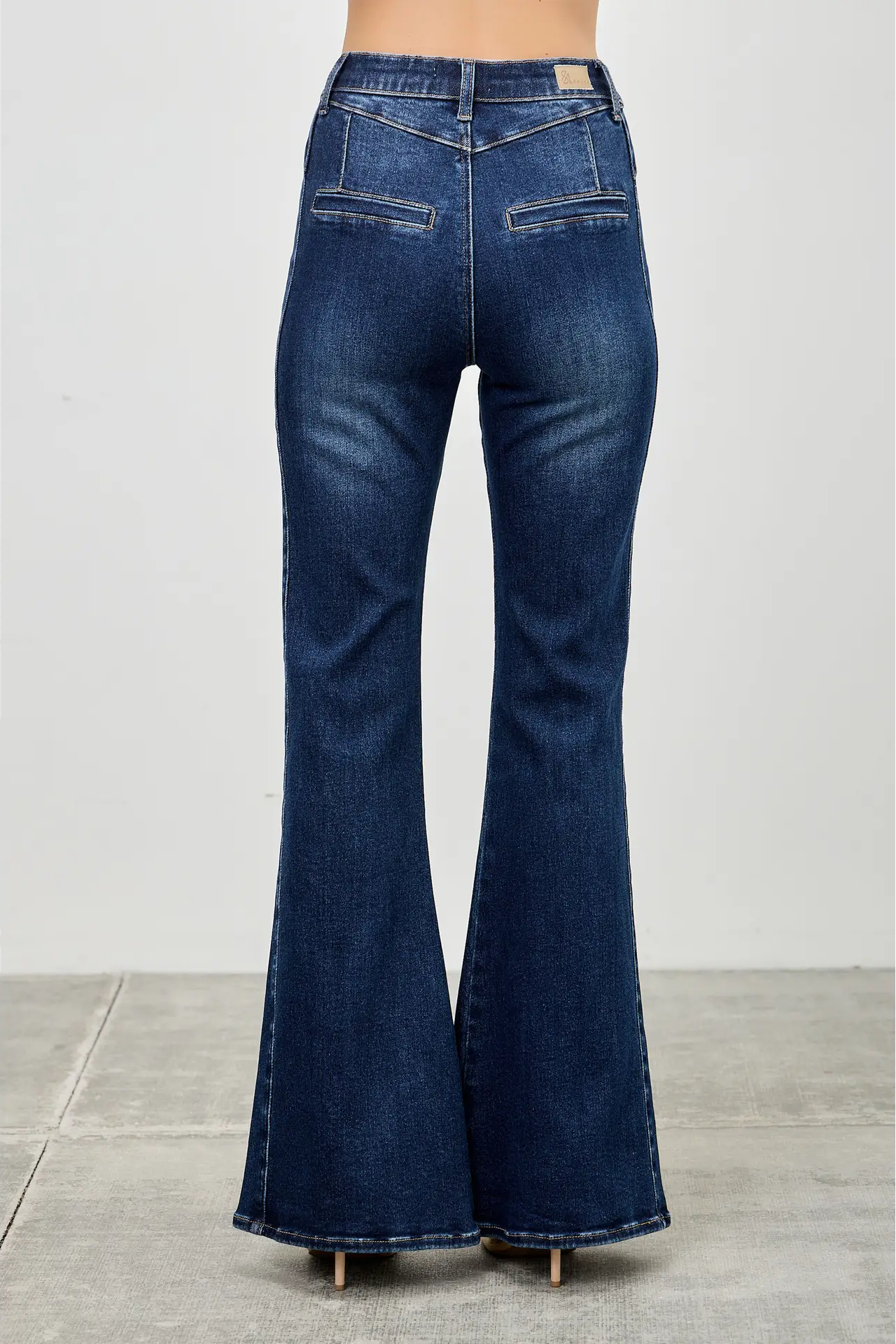 High Rise Flare with Trouser Pocket