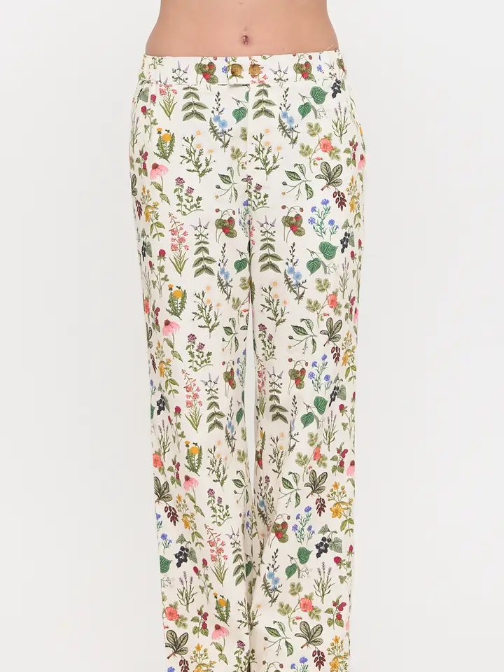 Garden Floral Print Pant