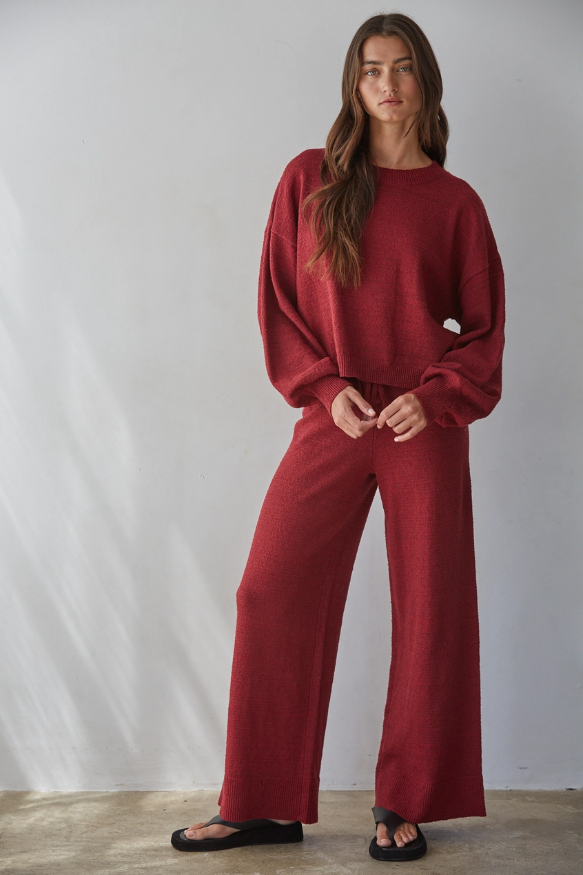 Cotton Knit Sweater Pullover