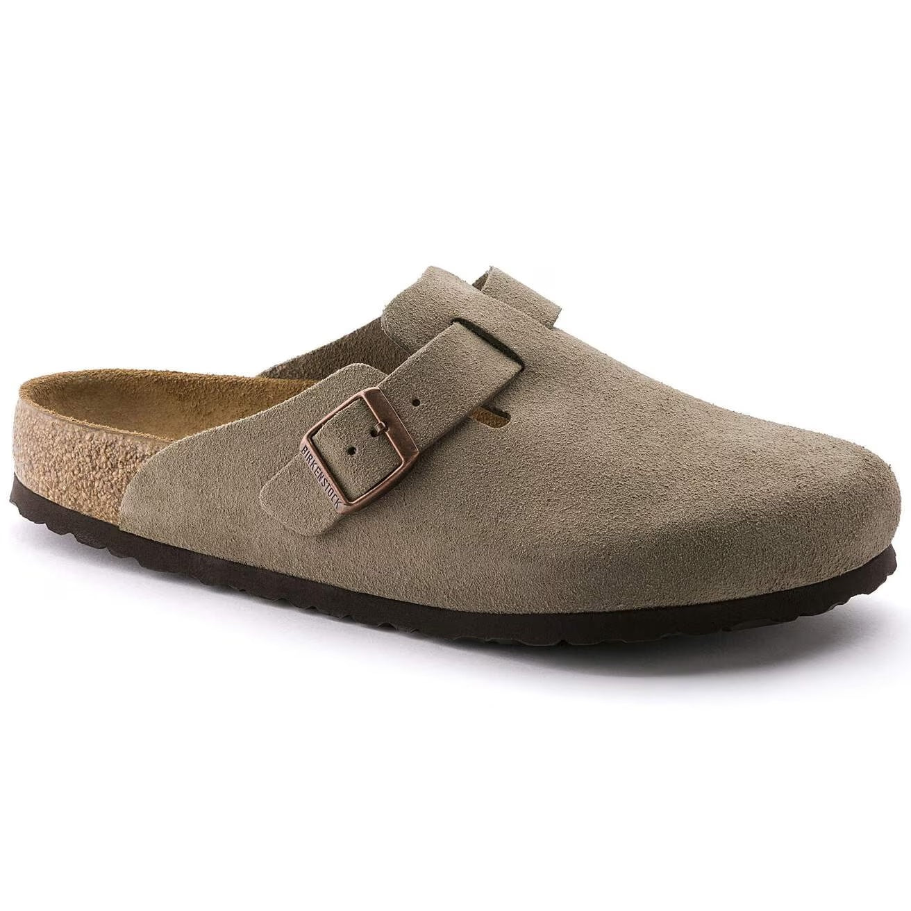 Boston Suede Soft Footbed Clog
