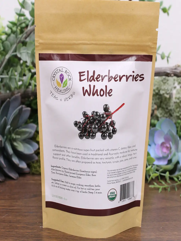 Elderberries Loose Organic Herb 2 oz