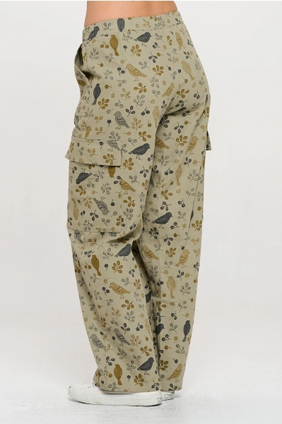 Bird Floral Pants