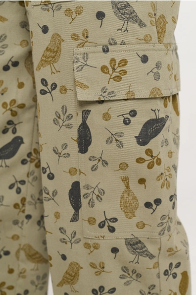 Bird Floral Pants