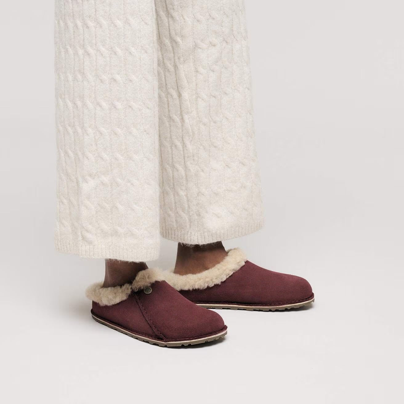 Zermatt Premium Shearling Suede Slipper