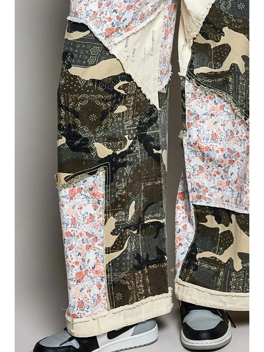Camo Multi Crochet Pant