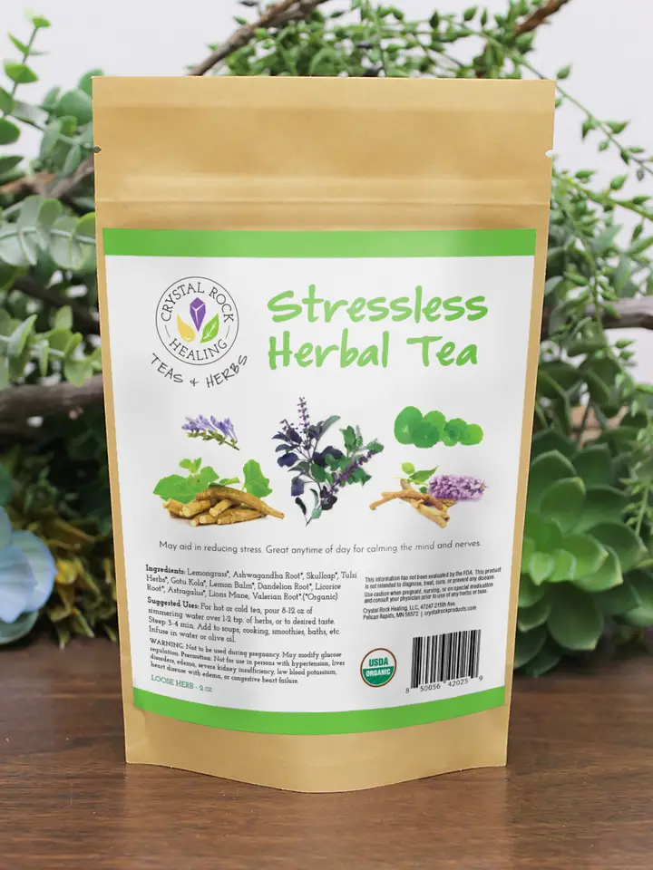 Stressless Herbal Tea Organic 2 oz