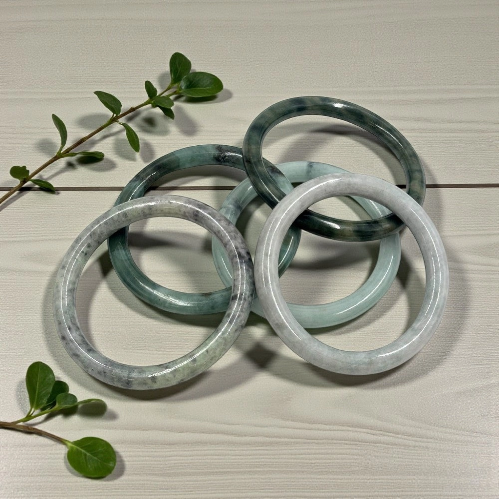 Burmese Jade Bangle-6mm
