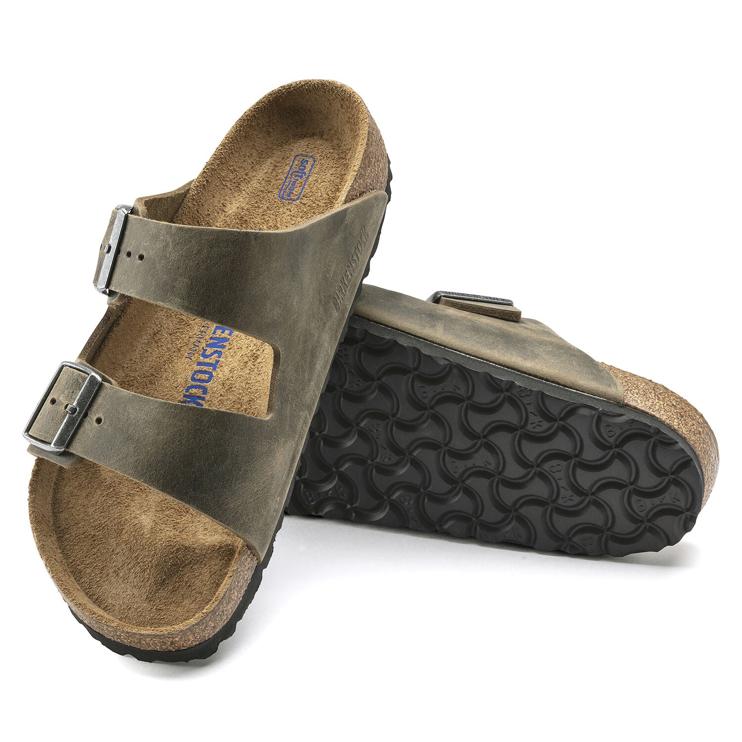 Arizona Oiled Leather Soft Footbed Sandal
