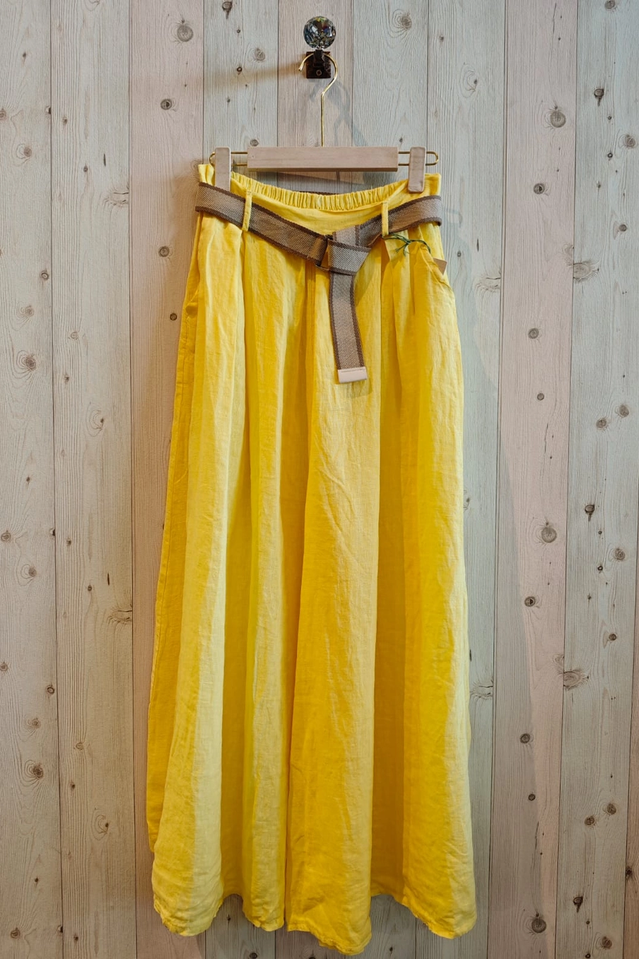 Wide Leg Belted Pants