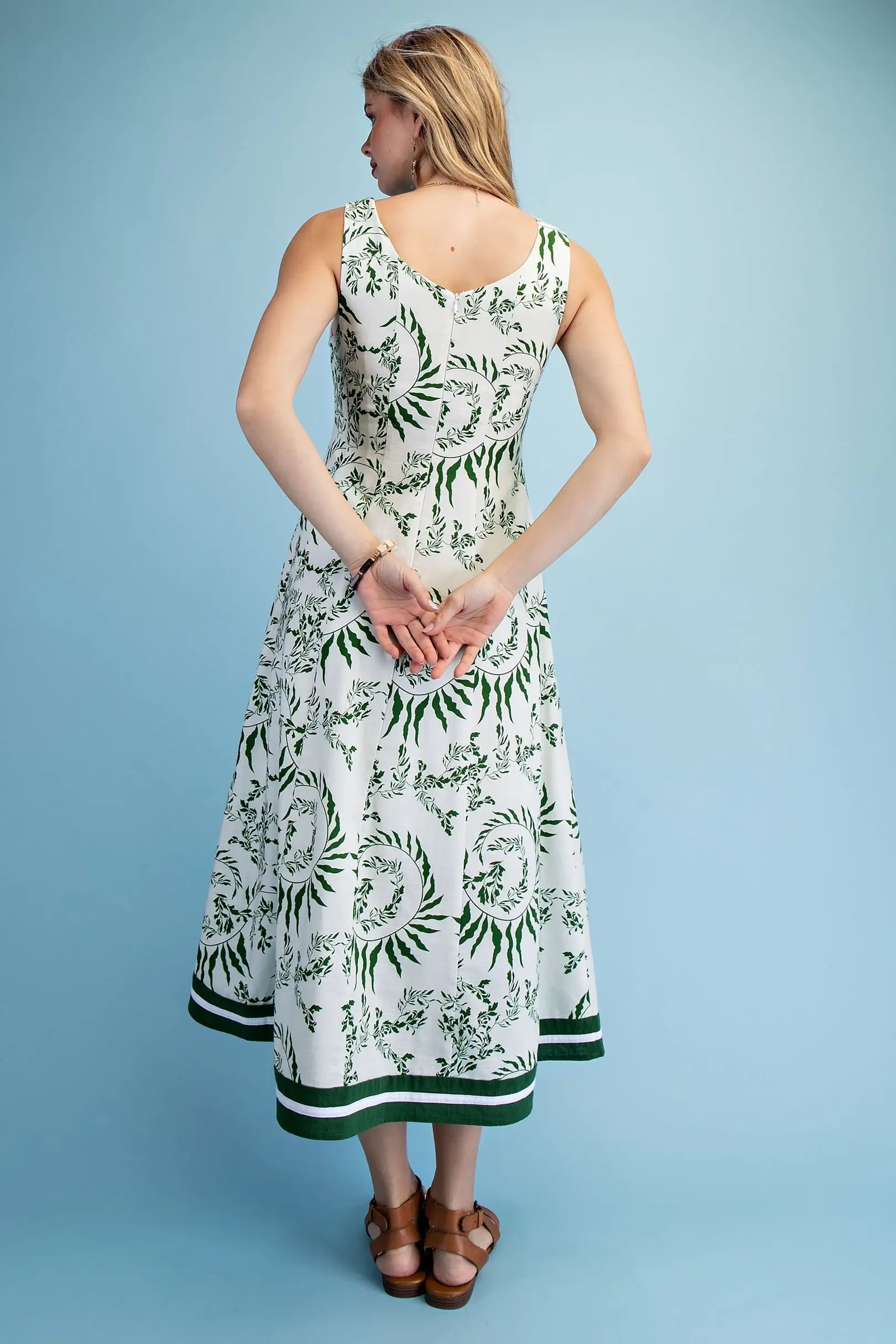 Ivy Sleeveless Midi Dress