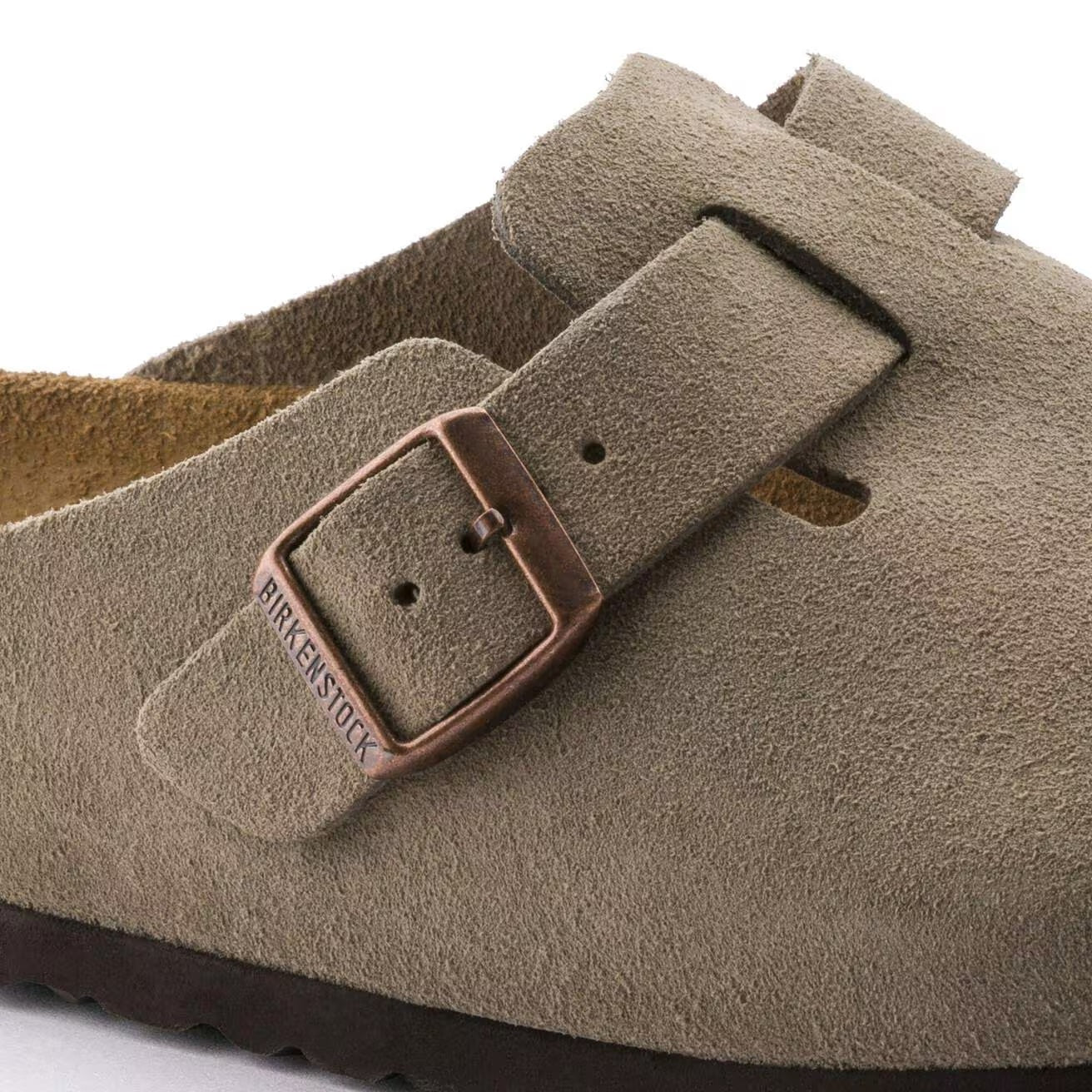 Boston Suede Soft Footbed Clog