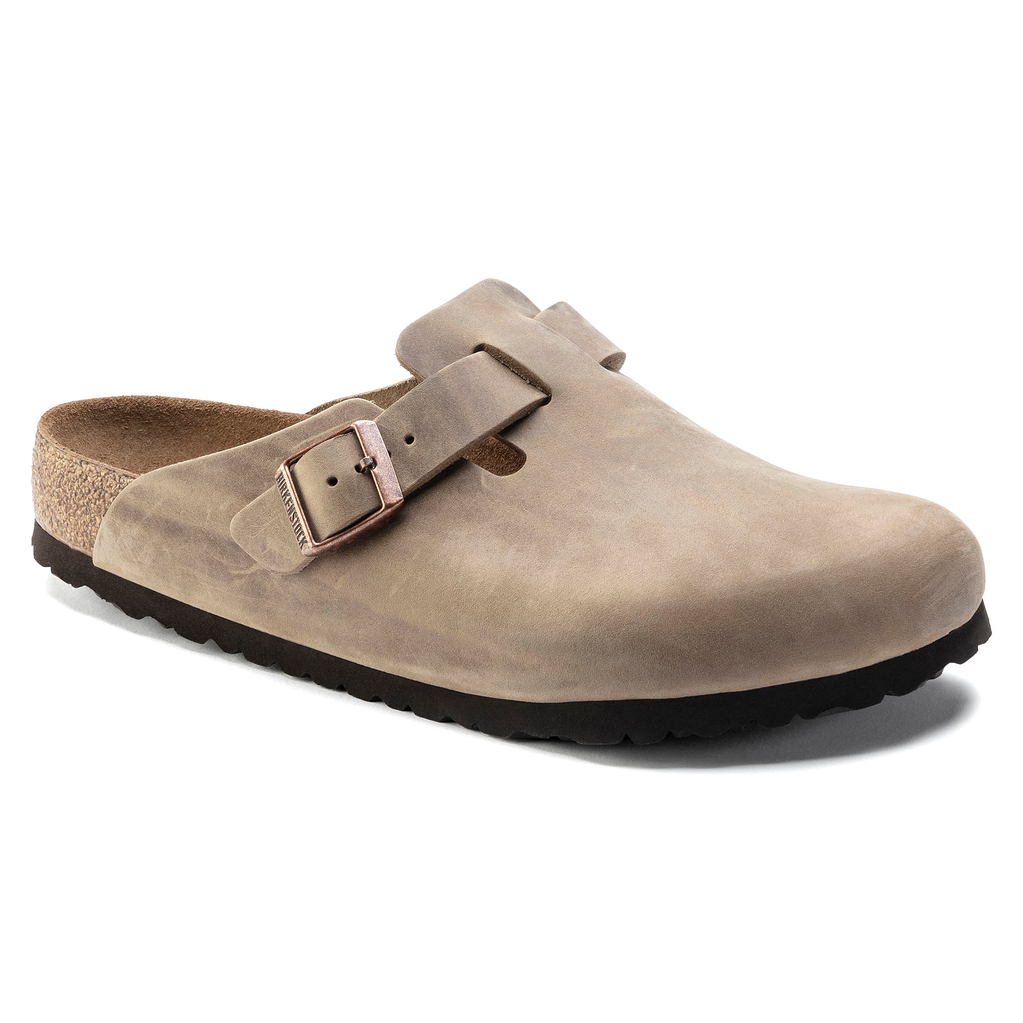 Boston Oiled Leather Soft Footbed Clog