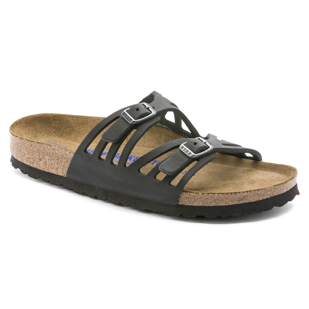 Granada Oiled Leather Soft Footbed Sandal
