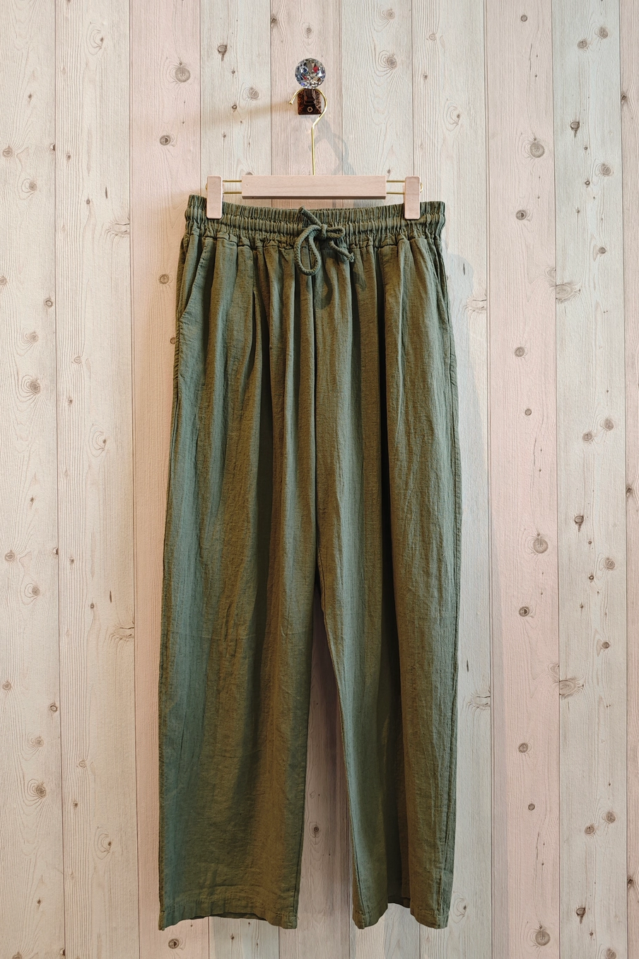 Wide Leg Belted Pants