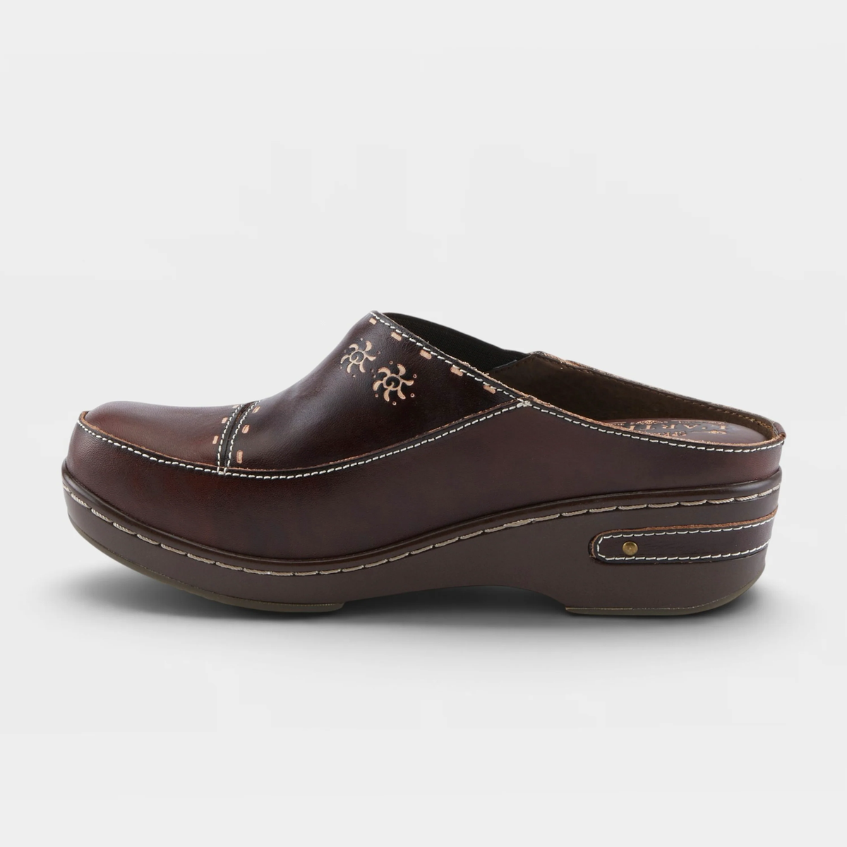 Chino Leather Clog