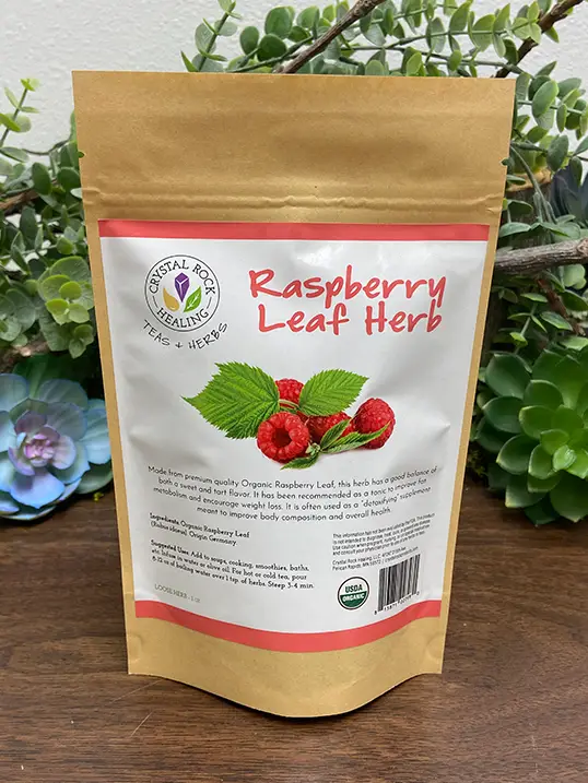 Raspberry Leaf Loose Organic Herb 1 oz