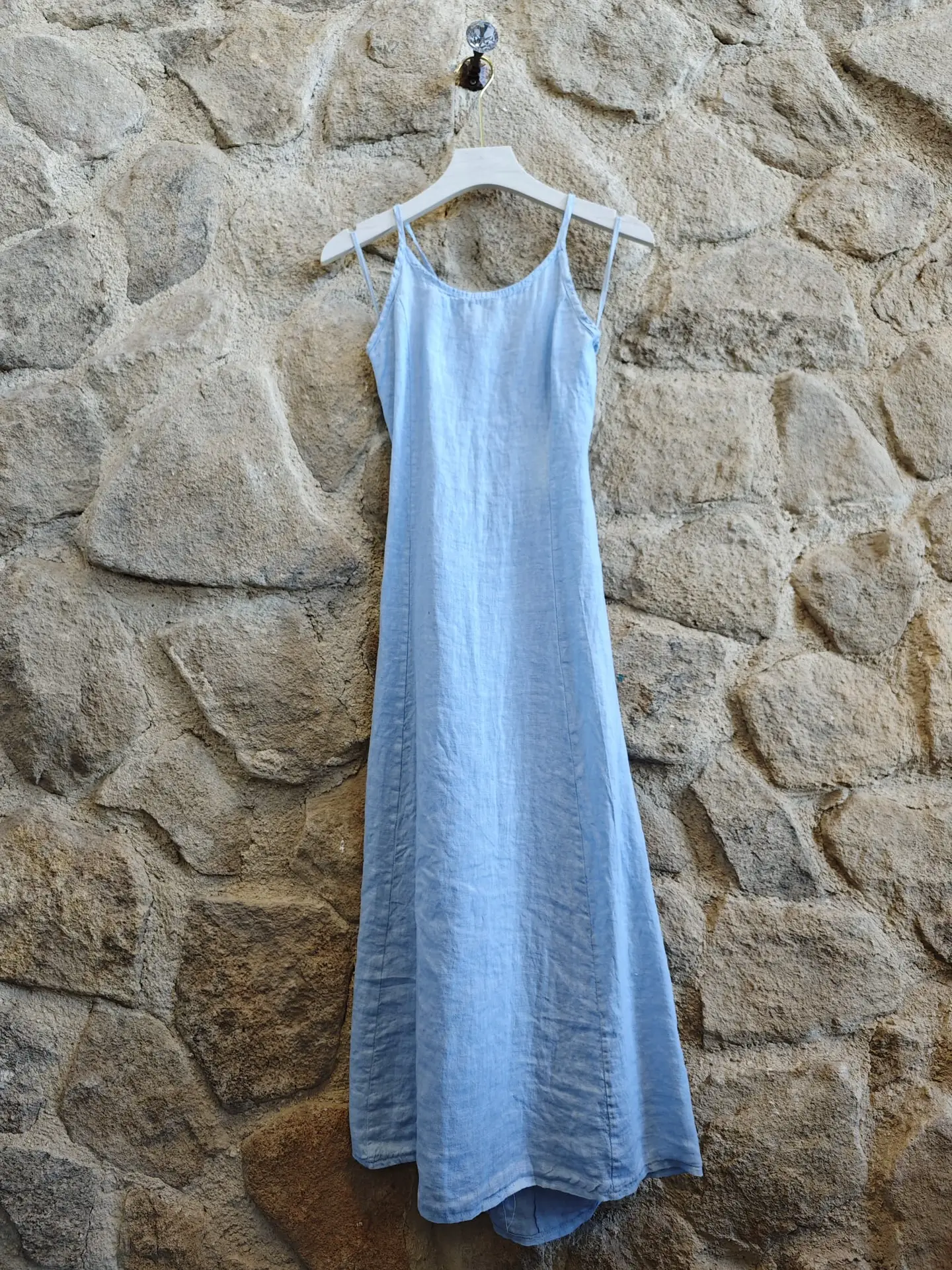 100% Linen Spag Dress