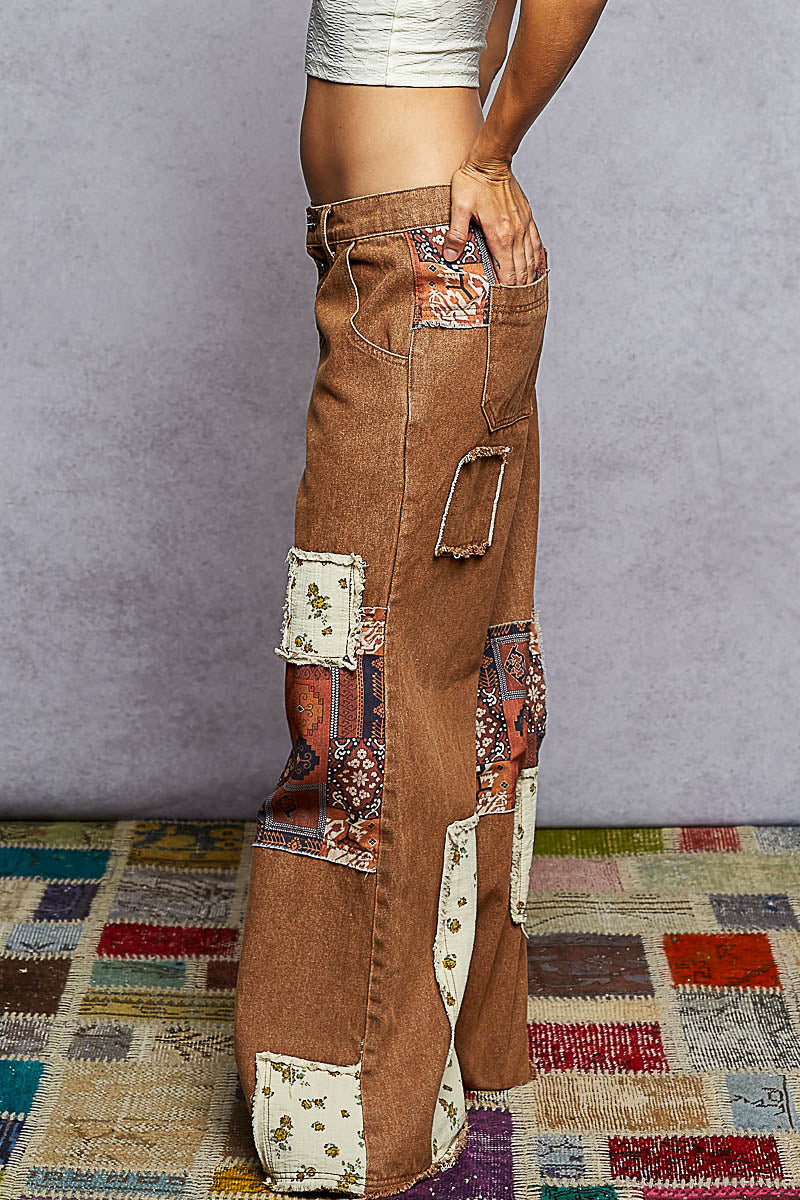 Soft Patch Metal Stud Denims