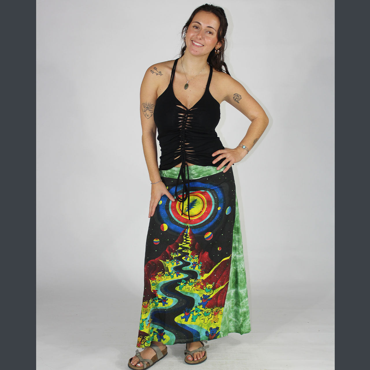 Psychedelic Journey GD Maxi Skirt