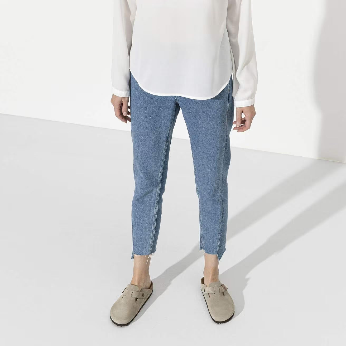 Boston Suede Soft Footbed Clog